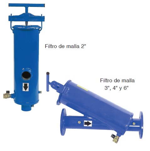 Filtro de malla manual metalico imagen