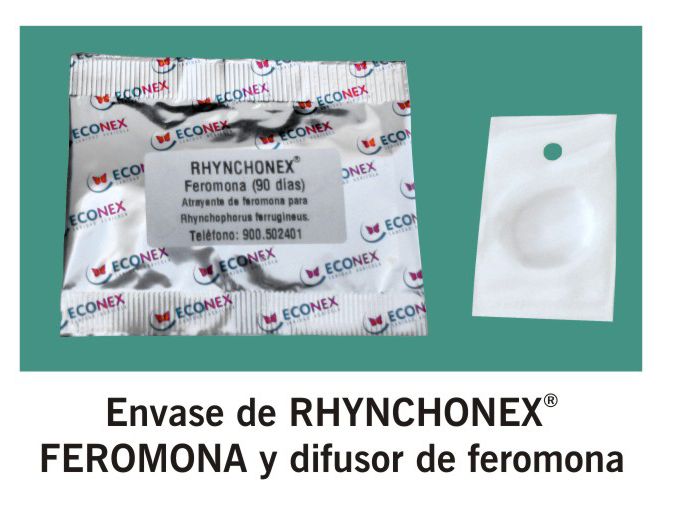 Difusor de feromona RHYNCHONEX para picudo rojo