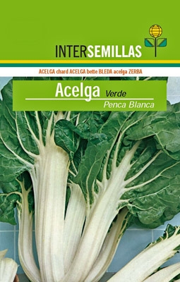 Acelga verde Penca blanca, 500g