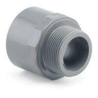 Terminal rosca macho PVC