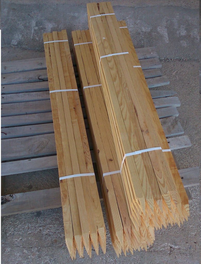 Tutor de madera 170x3x3cm