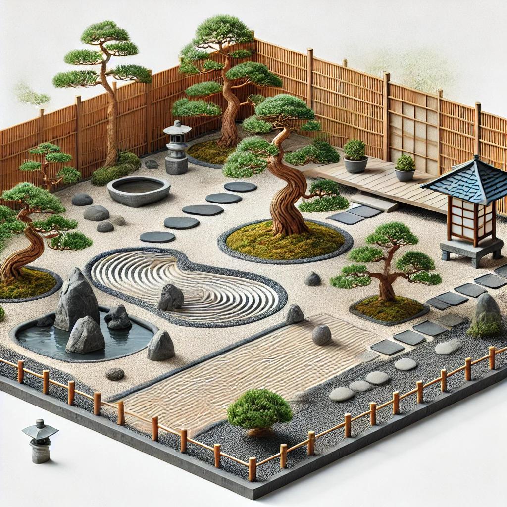jardin estilo japones zen