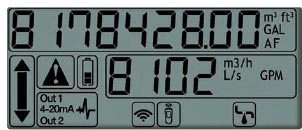 Contador ultrasonico ARAD octave display