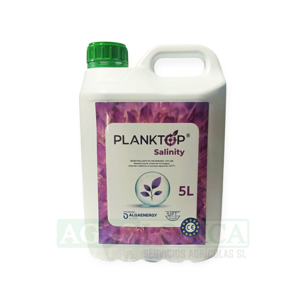 bioestimulante contra salinidad. microalgas para recuperar cultivos.